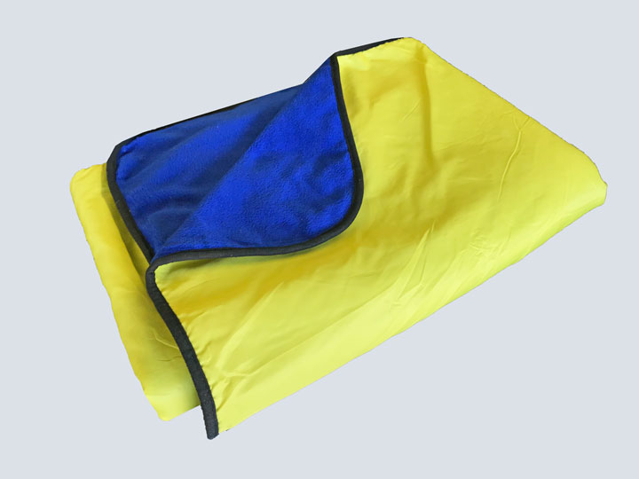 EMT Blanket - Yellow Nylon & Blue Fleece
