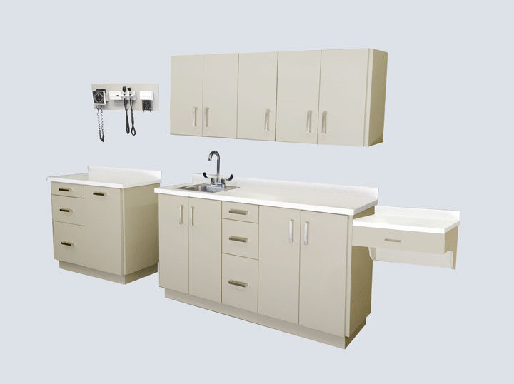 Cabinets - 5 Piece Set (Off-White)