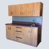 Cabinet - 6' Mobile All-In-One - Medium Brown