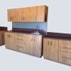 Cabinet Set (6ft, 4ft, 2ft - Medium Brown)