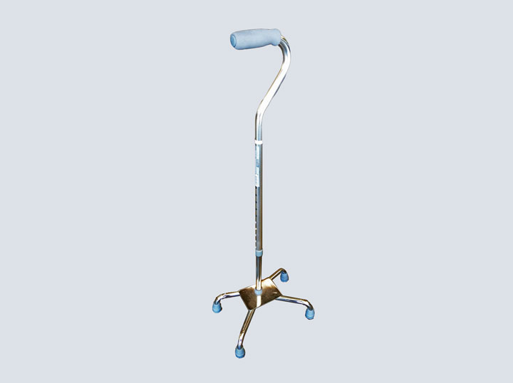 Quad Cane - Silver