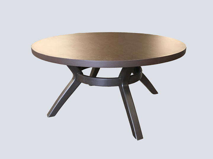 Coffee Table - Round (Dark Wood)