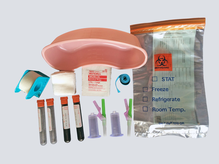 Blood Draw Kit (Pink Basin) - A-1 Medical Integration