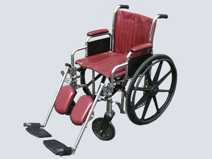 Wheelchair---Burgundy-Red