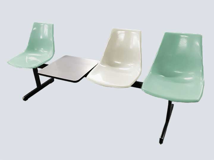 Chair Bank - 3 Seater + Table (Mixed)