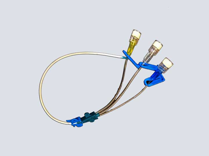 anatomy of a triple lumen catheter ports