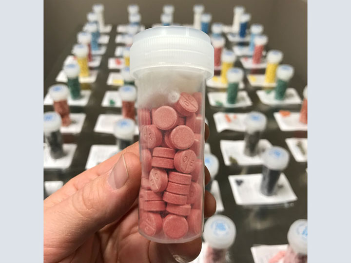Placebo Pill 10mm Amphetamine (Red) CU