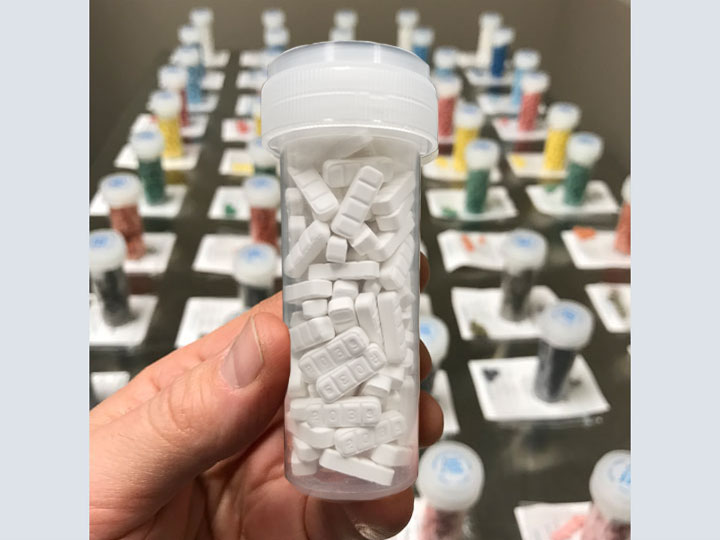 Placebo Pill 15mm Xanax (White) CU