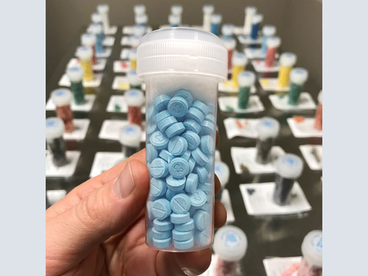 Placebo Pill 8mm Clonzepam (Blue) CU