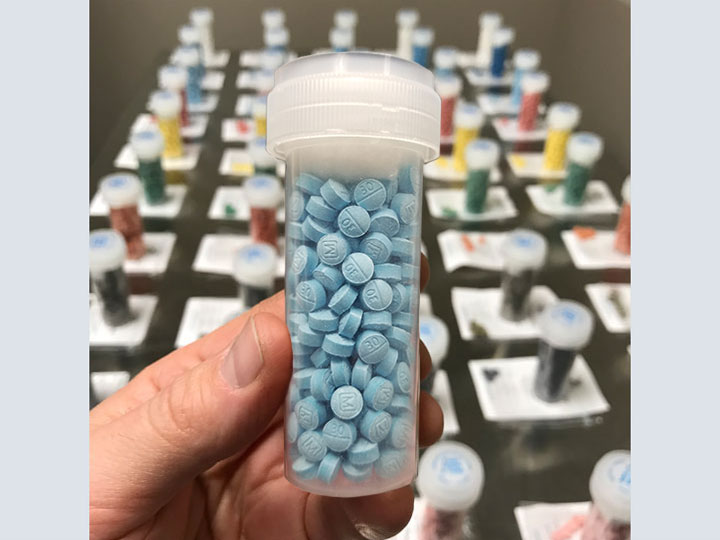 Placebo Pill 07mm Oxycodone (Blue) CU