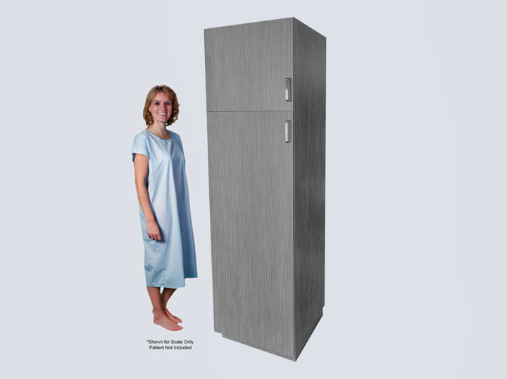 Cabinet Wardrobe - 7ft Charcoal