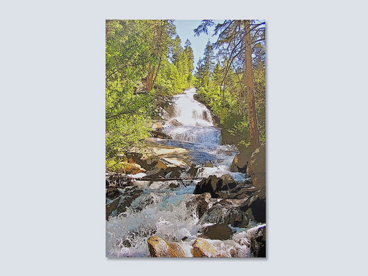 Wonderful Waterfall - WW4 - Artwork (30H x 20W)